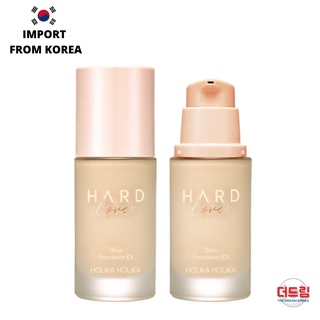 (นำเข้าจากเกาหลี) Holika Holika Hard Cover Glow Foundation EX รองพื้นสูตรปกปิดให้ฟิชนิชลุคหน้าฉ่ำวาว ผิวโกลว์สุขภาพดี