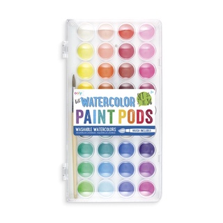 Lil Water Color Paintpods สีน้ำ 36 สี ปลอดสารพิษ สำหรับเด็ก แถมพู่กัน1ด้าม นำเข้าจากอเมริกา