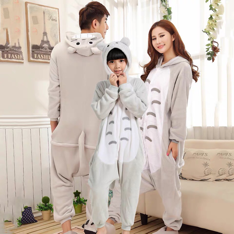 TOTORO CAT ONESIE CLOTHES คอสเพลย์ผู้ใหญ่ COSTUME ONESIE