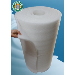 EPE FOAMสีขาว หนา20mm กว้าง95cm.ยาว5-10m โฟมกันกระแทกสีขาวนวล โฟมสำหรับกันกระแทกห่อสินค้า