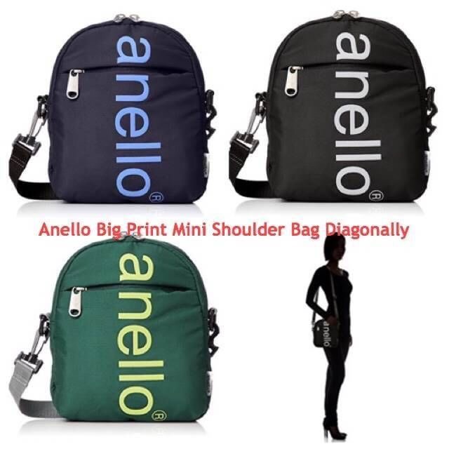 ส่งฟรีems Anello Big Print Mini Shoulder Bag Diagonally