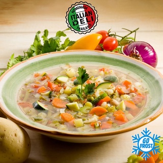 VEGETABLE SOUP "MINESTRONE" | Classic italian recipe | สูตร minestrone ของอิตาลี | Grams 370/1600 กรัม - GO FROST!