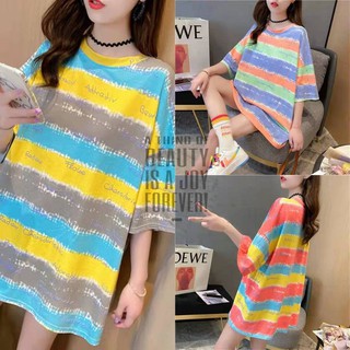 Oversize พร้อมส่ง เสื้อโอเวอร์ไซส์ผู้หญิง LK465