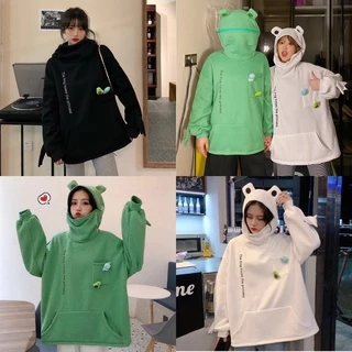 พร้อมส่ง เสื้อกันหนาว เสื้ออู้ดลายกบกับฮุ้ดกระต่าย น่ารัก เเบบใหม่งานเกาหลี ผ้าดีไม่ซ้ำใคร#119-1191