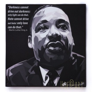 Martin Luther King Jr. มาร์ติน ลูเธอร์ คิง จูเนียร์ รูปภาพ​ติด​ผนัง ​pop​ art กรอบรูป แต่งบ้าน ของขวัญ ของสะสม