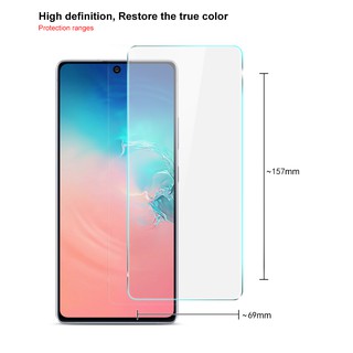 ฟิล์มกระจกนิรภัยกันรอยสําหรับ Samsung Galaxy S10 Lite / A91 / M80S imak 9H Fully Transparent Tempered Glass Film Screen Protector