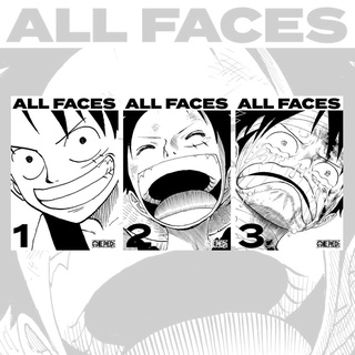 one piece all facesOne piece all faces ภาษาญี่ปุ่น  เล่มพิเศษ รวมภาพใบหน้าตัวละคร