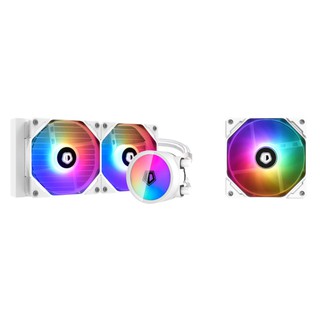 ID COOLING CPU LIQUID COOLER (ระบบระบายความร้อนด้วยน้ำ)  ZOOMFLOW 240XT SNOW ARGB + TF-12025-ARGB-SNOW FAN (SINGLE PACK)