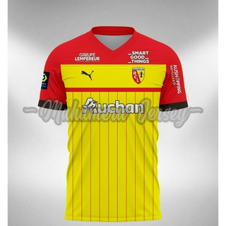 เสื้อกีฬาแขนสั้น ลายทีม Jersey RC Lens Home 2022 2023