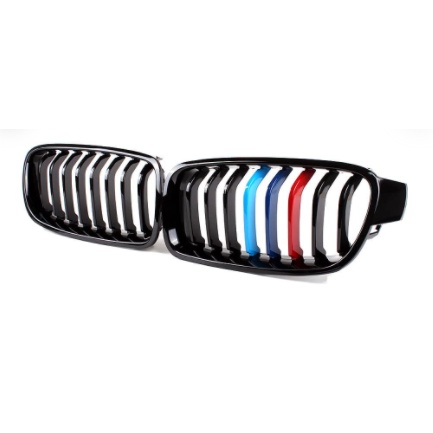 กระจังหน้าBMW series3 F30ดำ-3สี