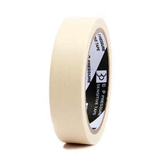 กระดาษกาวย่น แกน 3นิ้ว 1นิ้วx24หลา  ใบโพธิ์ Masking tape, 3  core, 1  x24 yd.