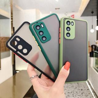 เคสโทรศัพท์มือถือ PC ใส ผิวด้าน กันกระแทก ป้องกันเลนส์กล้อง สําหรับ Huawei Y9s Nova 7i 7 SE Pro 5t Y9s Y9 Prime Y6 2019 4e