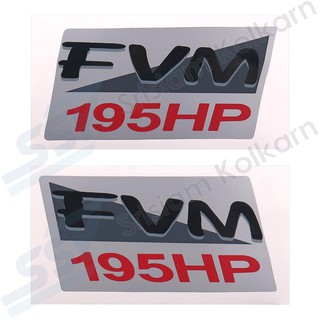 OEM สติกเกอร์ประตู R/K195 รง. ทั้งชุด "FVM195"