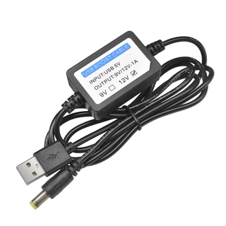 DIYMORE DC 5V To 12V USB To DC อะแดปเตอร์แปลงสายเคเบิ้ล 5.5x2 . 1 มม. 1.3 ม. Boost สายเคเบิ้ล Power Cord Module for WiFi Router