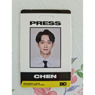 [พร้อมส่ง] บัตรสื่อมวลชน โฟโต้การ์ด เฉิน Chen EXO 2021 Seasons Greetings Press Card