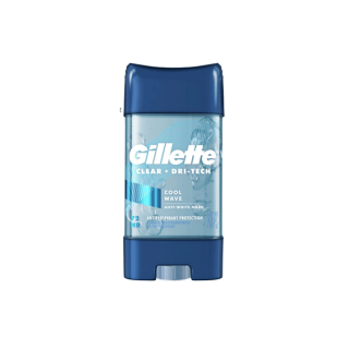 Gillette Clear Gel # Cool Wave ระงับกลิ่นกาย ทารักแร้ สูตรต่อสู้กับกลิ่นเหงื่อ - 107g