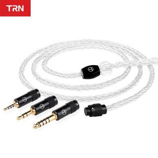 Trn Tn 8 Core ตัวเชื่อมต่อสายเคเบิล ทองแดง ออกซิเจน ความบริสุทธิ์สูง และปลั๊ก Aduio สีเงิน แบบเปลี่ยน สําหรับอัพเกรด Trn Vx Pro Zsx