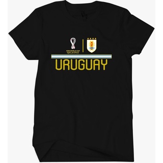 คอลูกเรือเสื้อยืด พิมพ์ลาย World Cup QATAR Distro URUGUAY DistroS-5XL