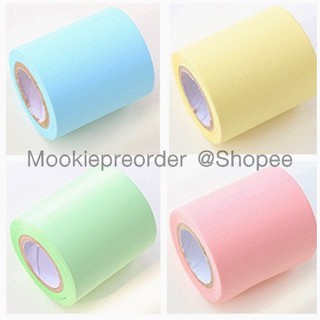 *สินค้าพร้อมส่ง สตอคไทย🇹🇭* Sticky roll /Pastel Post it สีหวาน กาวแนบแน่นตลอดแผ่น จดแค่ไหนดึงเเค่นั้น สะดวกสุดๆ👌