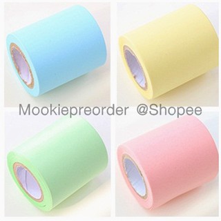 *สินค้าพร้อมส่ง สตอคไทย🇹🇭* Sticky roll /Pastel Post it สีหวาน กาวแนบแน่นตลอดแผ่น จดแค่ไหนดึงเเค่นั้น สะดวกสุดๆ👌