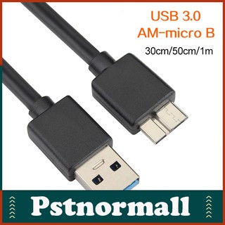 อะแดปเตอร์สายเคเบิ้ล Usb 3 . 0 A Male To Micro B Male High Speed สําหรับ Hard Disk Drive