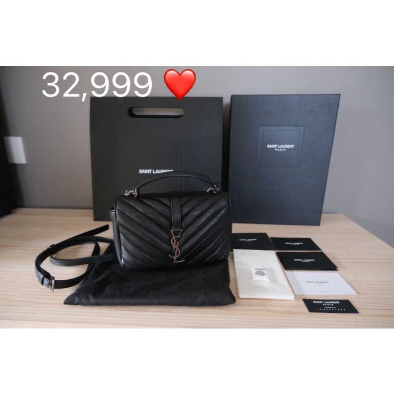 Ysl College Small Bag : Used In Good Condition | Shopee Thailand