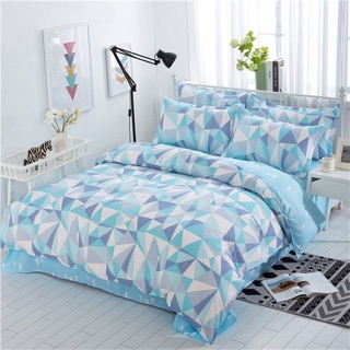 topshop_bed ชุดผ้านวม1 ชุด ครบ6ชิ้น ผ้าปู/ผ้านวม/ปลอกหมอน2/ปลอกหมอนข้าง2 ลาย #50