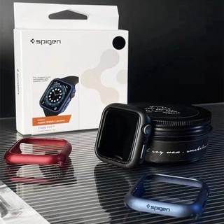 Spigen เคสนาฬิกาข้อมือ แบบแข็ง บาง กันรอยขีดข่วน สําหรับ Apple Watch Series 7 SE 6 5 4 3 2 42 มม. 45 มม. 41 มม. 40 มม. 44 มม.