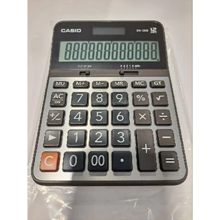 DX-120B สีเงิน (หน้ากากโลหะ) เครื่องคิดเลข Casio 12 หลัก ของแท้ ของใหม่ ประกันศูนย์