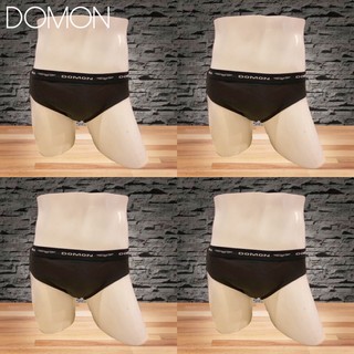 DOMON UNDERWEAR กางเกงในชักร่อง DOMON 4 ตัว/1 เซ็ต (ดำ 4ตัว)