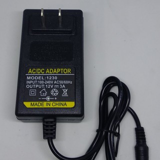 12V 3A Switching Adapter CCTV Camera Power Supply อะแดปเตอร์กล้องวงจรปิด มีสาย ไร้สาย ทุกรุ่น ทุกยี่ห้อ หัวแจ็ค 5.5 มม.