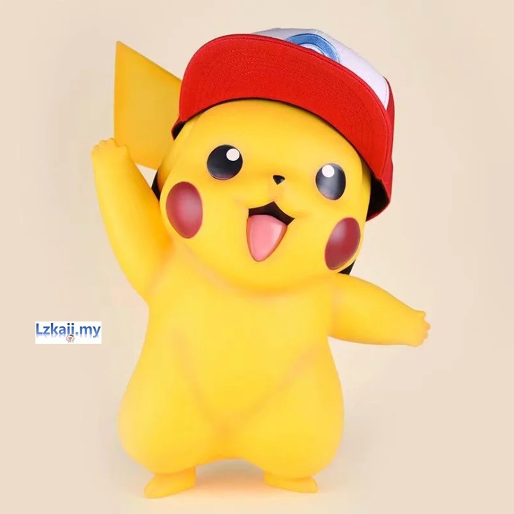 Anime Pokemon Pikachu ピカチュウ 皮卡丘 1 1 40 Cm Huge Action Figure Gk Model Kit Collection Shopee Thailand