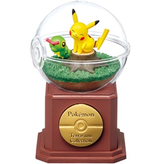 [ส่งตรงจากญี่ปุ่น] Pokemon Terrarium Collection 10 Pikachu &amp; Caterpie Japan Re-Ment