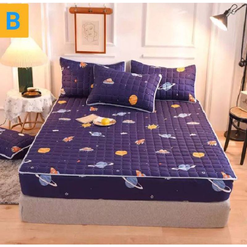 ผ้าคลุมเตียงไรฝุ่นขนาด 3.5 ฟุต 5 ฟุต 6 ฟุต