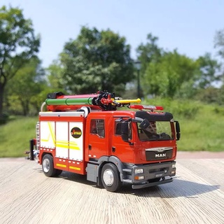 โมเดลรถดับเพลิง Jetta Rescue Main War Fire Truck MAN MAN ขนาด 1:43 ของเล่นสําหรับเด็ก