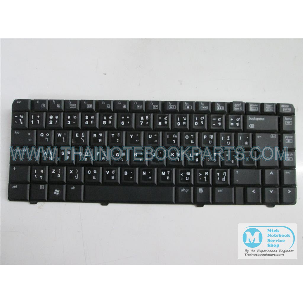 คีย์บอร์ดโน้ตบุ๊ค Compaq Presario F500, HP Pavilion DV6000 - AEATLE00210, 9J.N8682.F2U Notebook Keyboard (มือสอง)