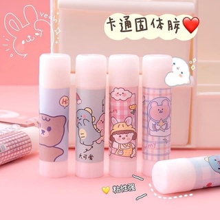 พร้อมส่ง ✅✅ กาวแท่ง กาว ลายการ์ตูน กาวแท่งน่ารัก พกพา อุปกรณ์เครื่องเขียน กาว Glue เครื่องเขียน กาวติดกระดาษ กาวแข็ง