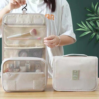 ShopAt.Two[BG6142] กระเป๋าจัดระเบียบอุปกรณ์อาบน้ำ เครื่องสำอางค์ มีตะขอเกี่ยวแขวนได้