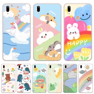 เคส vivo y20 2021 y17 y15 / y15 2020 y85 ซิลิโคนใส เคสนิ่ม