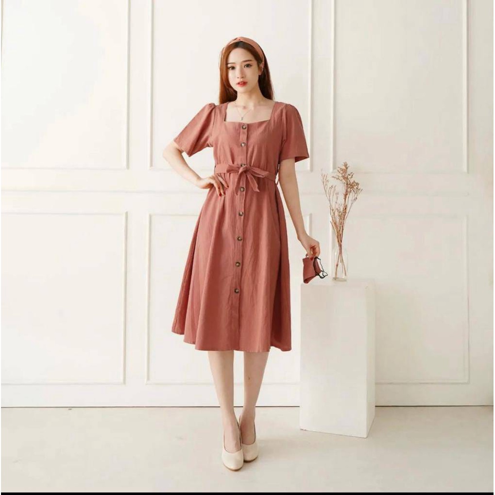 Ami Collection09 - Mira ชุดเดรสสั้น สไตล์มินิมอล สําหรับผู้หญิง