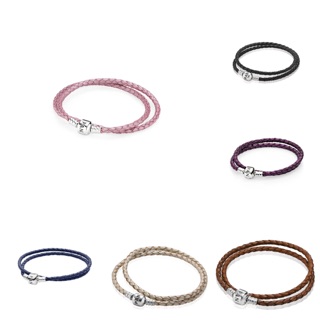 Pandora Leather Bracelet (Double)