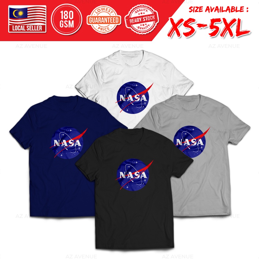 NASA Spaceship Streetwear เสื้อยืด T เสื้อ Baju เสื้อแขนสั้น [XS-5XL] NASA-0001