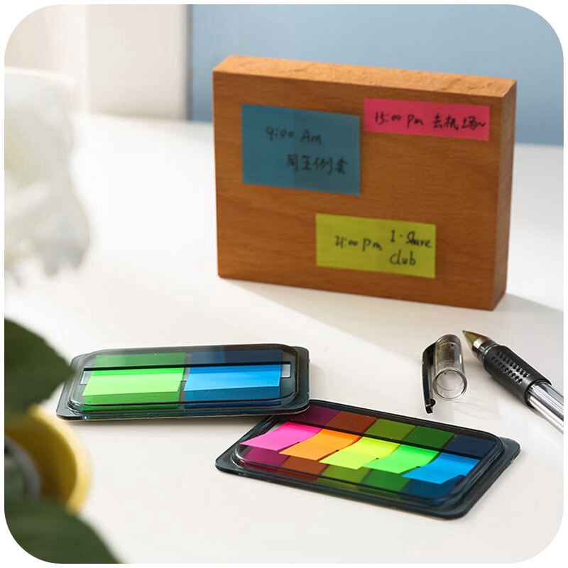 แผ่นกระดาษโน้ต กระดาษบันทึก สีน่ารัก อุปกรณ์สำนักงาน โรงเรียน ขนาด 40/60/100