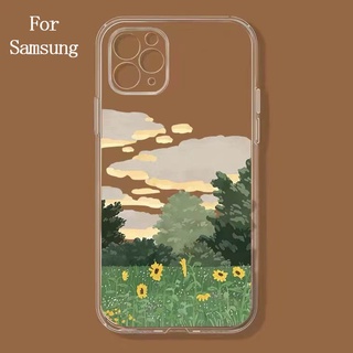 เคสโทรศัพท์มือถือแบบนิ่ม กันกระแทก ลายภาพวาด สําหรับ samsung A52 A12 A13 A21S A22 A30 A31 A32 A33 A50 A51 A71 A72 A73 A82 A42 A53 4G 5G