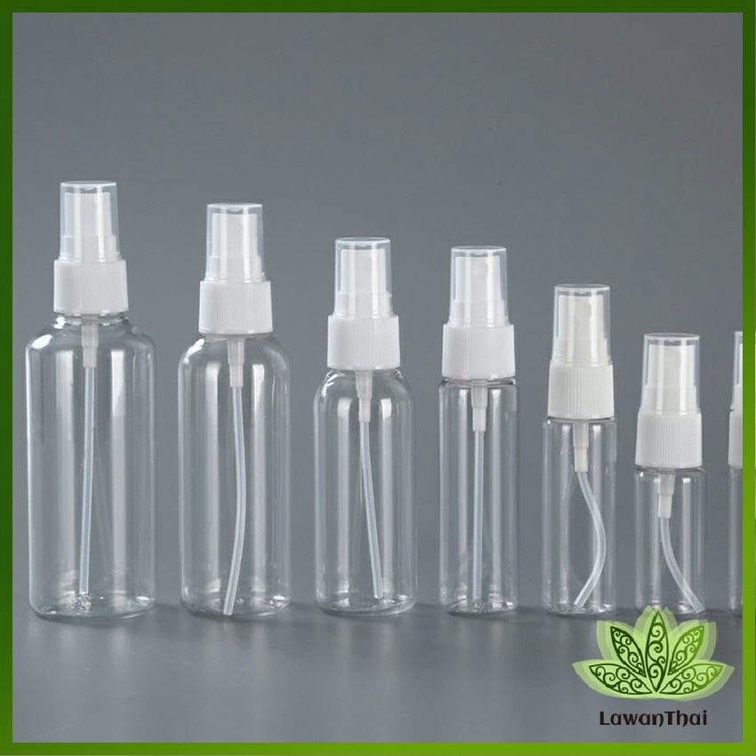Lawan ขวดสเปรย์ สีใส ขวดใส่สเปรย์พกพา ขวดสเปรย์น้ำหอม มี ขนาด 30 50 100 มล Transparent spray bottle