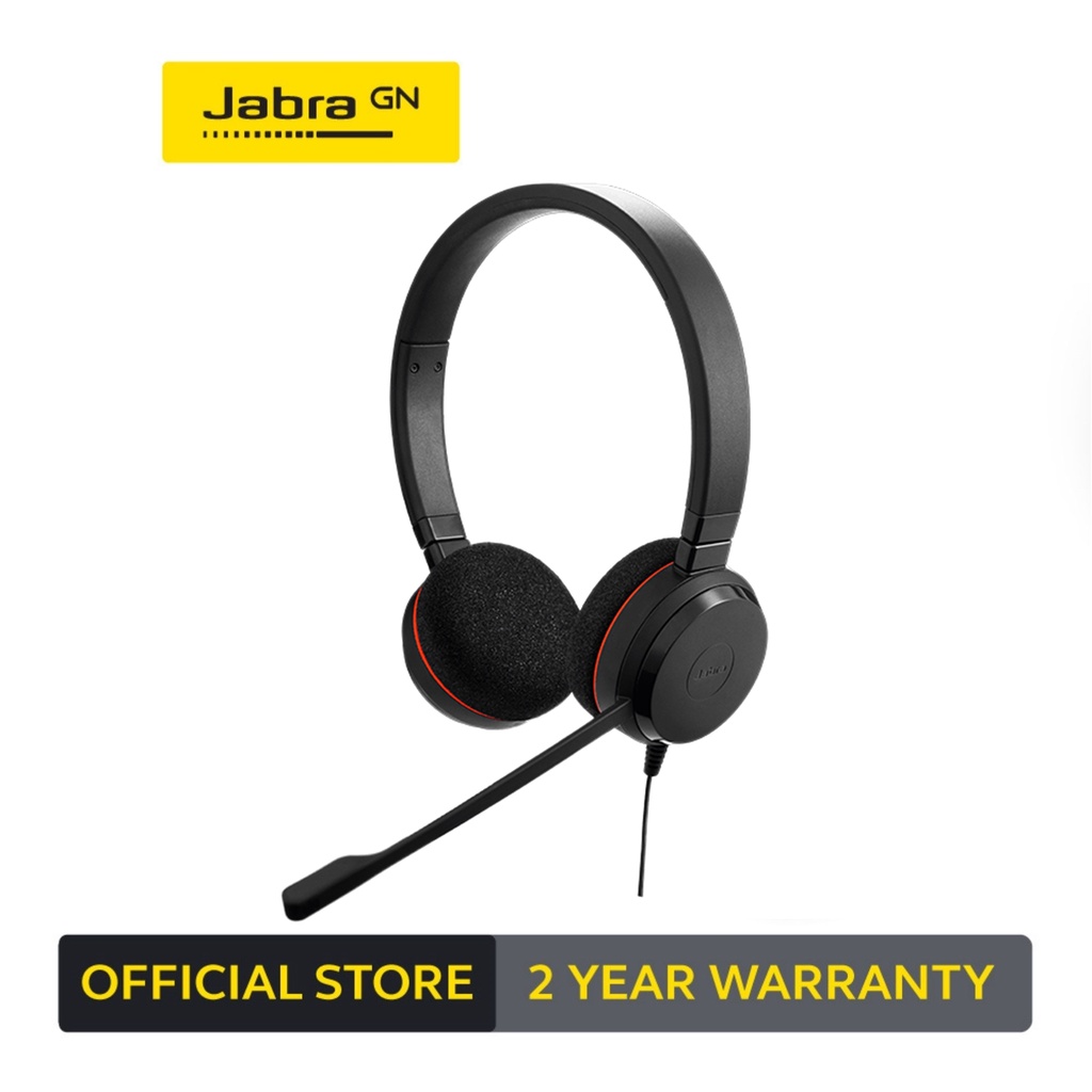 Jabra หูฟัง Call Center รุ่น Evolve 20 MS Stereo