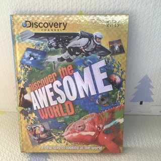 🎉🎉โปรโมชั่นราคาพิเศษ DISCOVER THE AWESOME WORLD หนังสือความรู้ปกแข็งเล่มใหญ่(มือสอง)