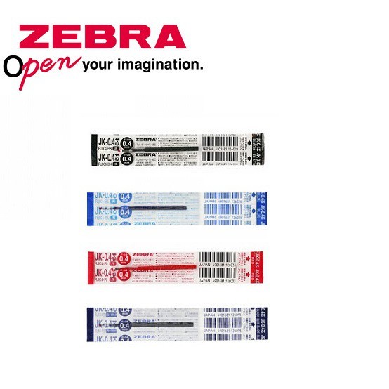 Zebra Sarasa 3 3B 2S 2SB 0.4 มม. ปากกาเติม JK-0.4