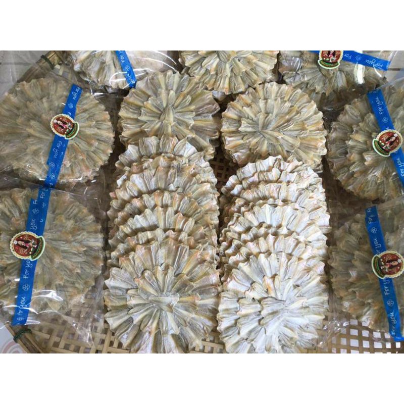 พร้อมส่ง ปลากระดี่ตากแห้ง 1 แพค 5 วง สดสะอาดไม่มีค้างสต๊อก ตากแห้งมากไม่มีกลิ่นเหม็น - รูปที่ 2