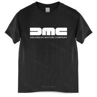 ถูกสุดๆเสื้อยืด ผ้าฝ้าย ทรงหลวม พิมพ์ลาย Back To The Future Film DMC DeLorean หรูหรา สําหรับผู้ชาย